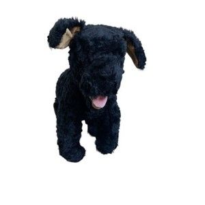 Realistic Black Puppy Vintage 1994 Ty EUC soft Labrador Puppie Cinders Pepper